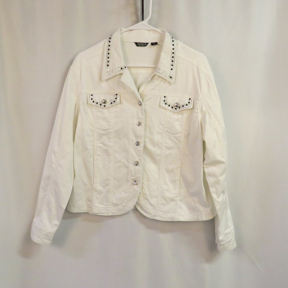 Women's White Jean Jacket